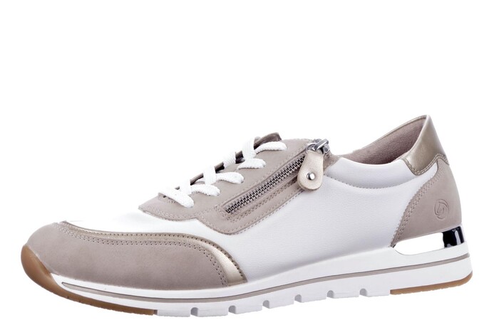 R6709-80 Remonte wit/beige combi afbeelding
