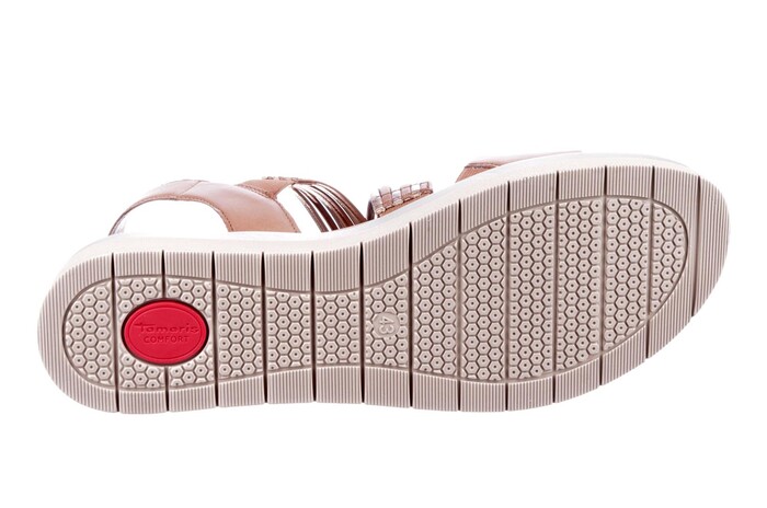 8-58707-42 Tamaris bruin/goud combi afbeelding