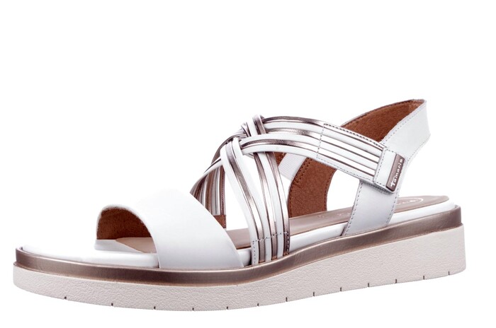 8-58707-42 Tamaris wit/goud combi afbeelding