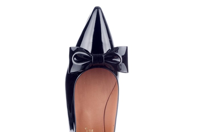 Babouche zwart lak Paola-12 afbeelding