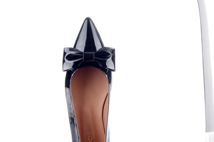 Babouche zwart lak Paola-12 afbeelding