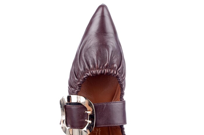 Babouche donkerbruin S-Sheila-1 afbeelding