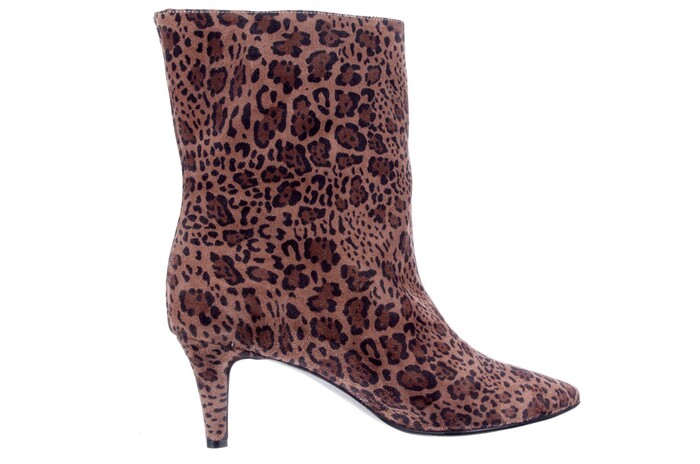 Babouche bruin luipaard Alison-2 afbeelding
