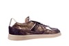 Babouche donkerbruin/goud combi Ira-125 thumbnail