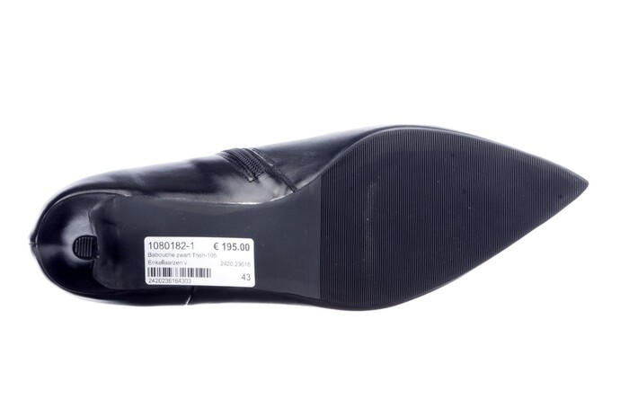 Babouche zwart Trish-105  afbeelding