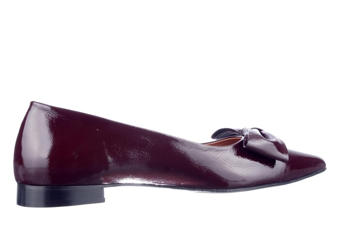 Babouche bordeaux lak Paola-12 afbeelding