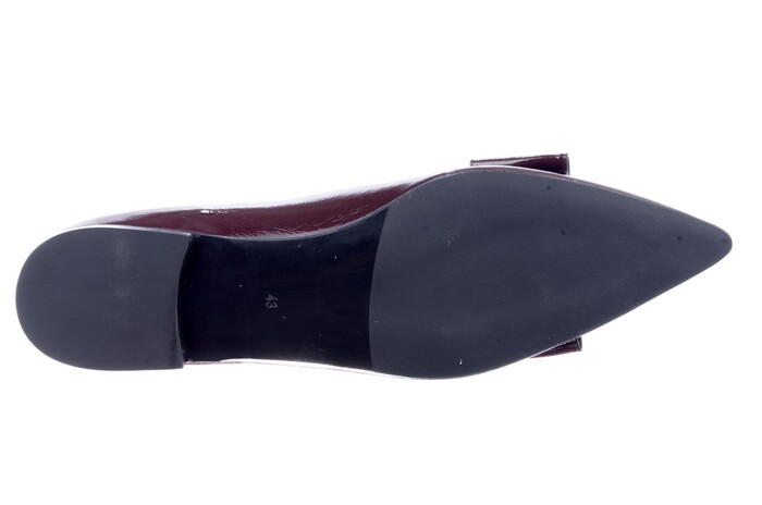 Babouche bordeaux lak Paola-12 afbeelding