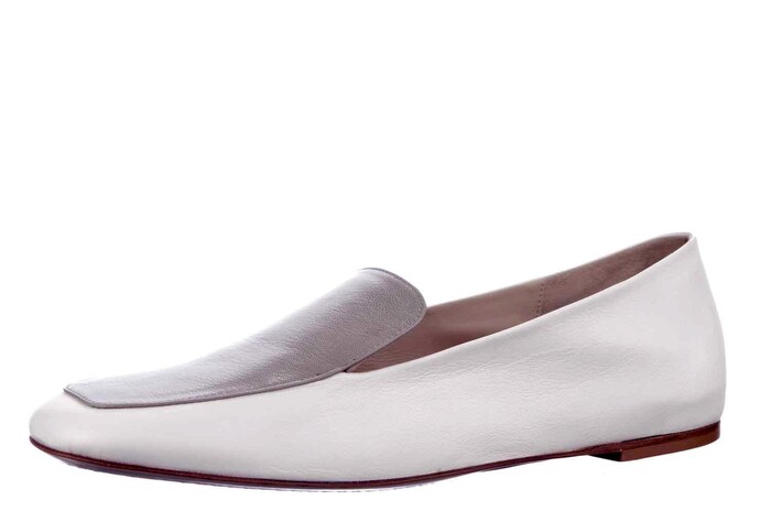 62906 CALANDSCHOEN WIT/GRIJS afbeelding