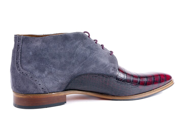 DONATO MELIK BORDEAUX/GRIJS afbeelding