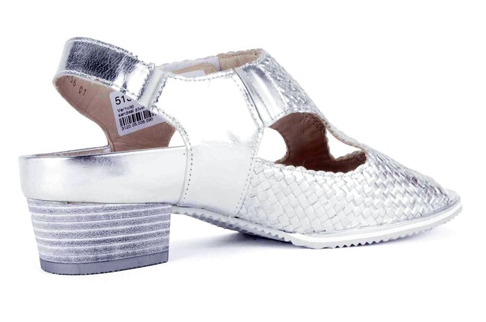 8361 H VERHULST ZILVER Sandalen Caland Schoen