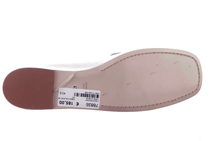 62906 CALANDSCHOEN WIT/GRIJS afbeelding