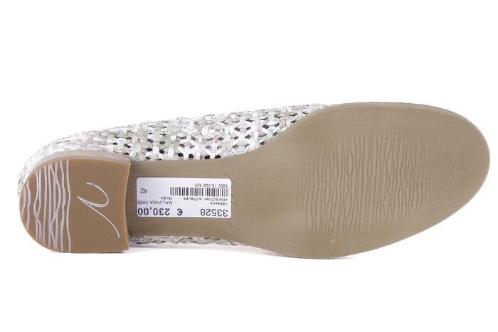 MALUNGA VABEENE WIT/TAUPE afbeelding