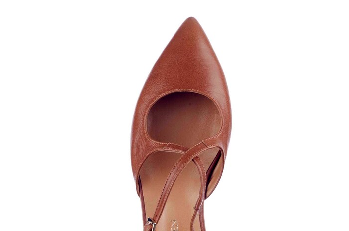 62458 CALANDSCHOEN COGNAC afbeelding