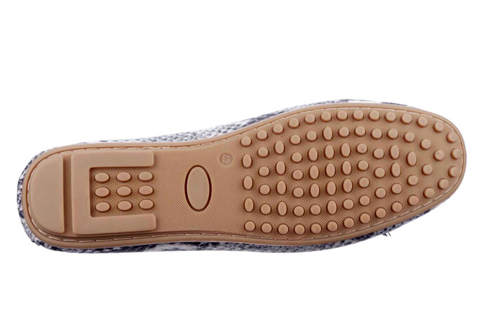 6-61 Babouche grijs python afbeelding
