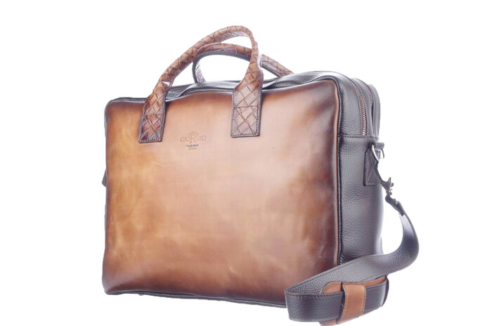 GIORGIO TAS COGNAC afbeelding