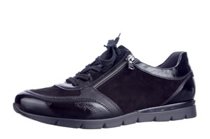 Semler zwart suede/lak combi N8125-586 H