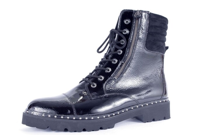 De databank streepje Plantkunde 91.802.97 GABOR ZWART LAK › Veterboots › Caland Schoen