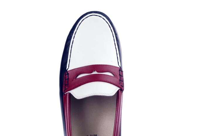 329503 H WALDLAUFER ROOD/WIT/BLAUW afbeelding