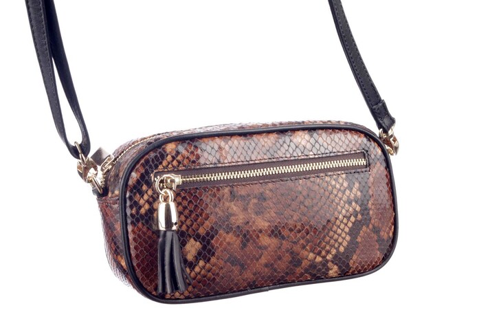 5708 FAUSTO BRUIN SNAKE afbeelding