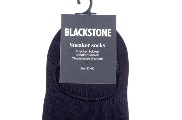 HERENSOKKEN sneaker Blackstone zwart afbeelding