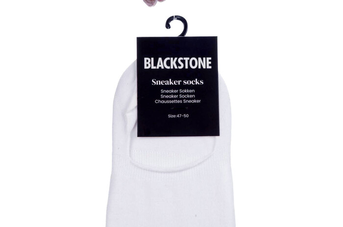 HERENSOKKEN sneaker Blackstone wit afbeelding