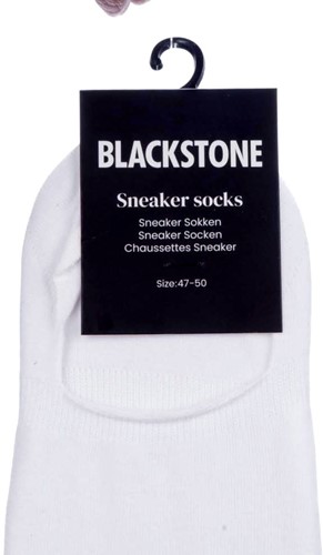 HERENSOKKEN sneaker Blackstone wit herensokken sneaker wit-3