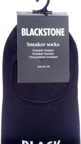 DAMESSOKKEN sneaker Blackstone zwart damessokken sneaker zwart-3
