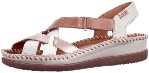 W8K-0741C2 Pikolinos beige combi sandaal beige combi