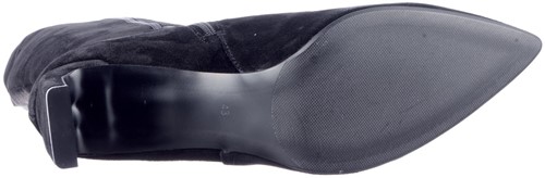 K1357 Babouche zwart knielaars zwart-3