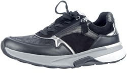 56.847.67 Gabor Rollingsoft zwart combi sneaker zwart combi