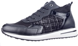 Remonte zwart combi D1G71-01 veterboot zwart combi