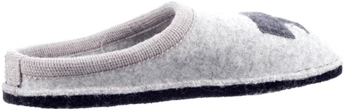 Haflinger lichtgrijs 313021 pantoffel lichtgrijs-2