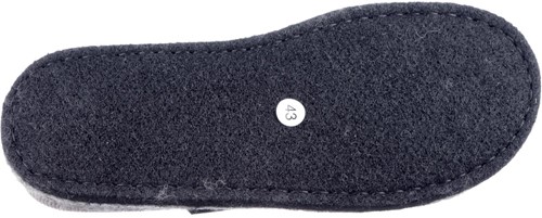 Haflinger lichtgrijs 313021 pantoffel lichtgrijs-3