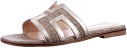 Babouche Elly-162 880 slipper goud combi