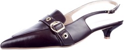 Babouche MG-MACY-105 58 slingback Donkerbruin