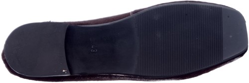 Babouche LACIA-8 518 ballerina Donkerbruin-3