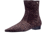 Babouche BLAKE-2 207 enkellaars Donkerbruin (Luipaard)