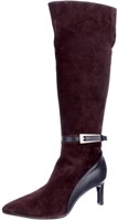 Babouche MG-LOES-124 58 lange laars Donkerbruin