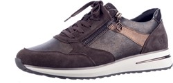 Remonte D1G08-25 F 1/2 sneaker Combi donkerbruin