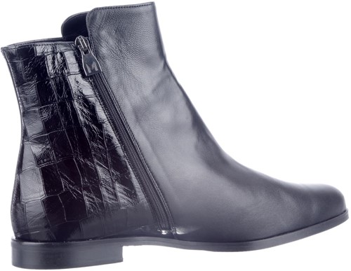 Melluso Z177 Guanto-Nero Enkellaars Zwart-2
