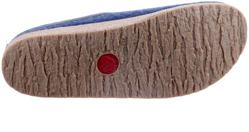 Haflinger 91713001 072 pantoffel blauw-3