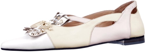 Babouche G-DUNJA-161 418 ballerina geel combi